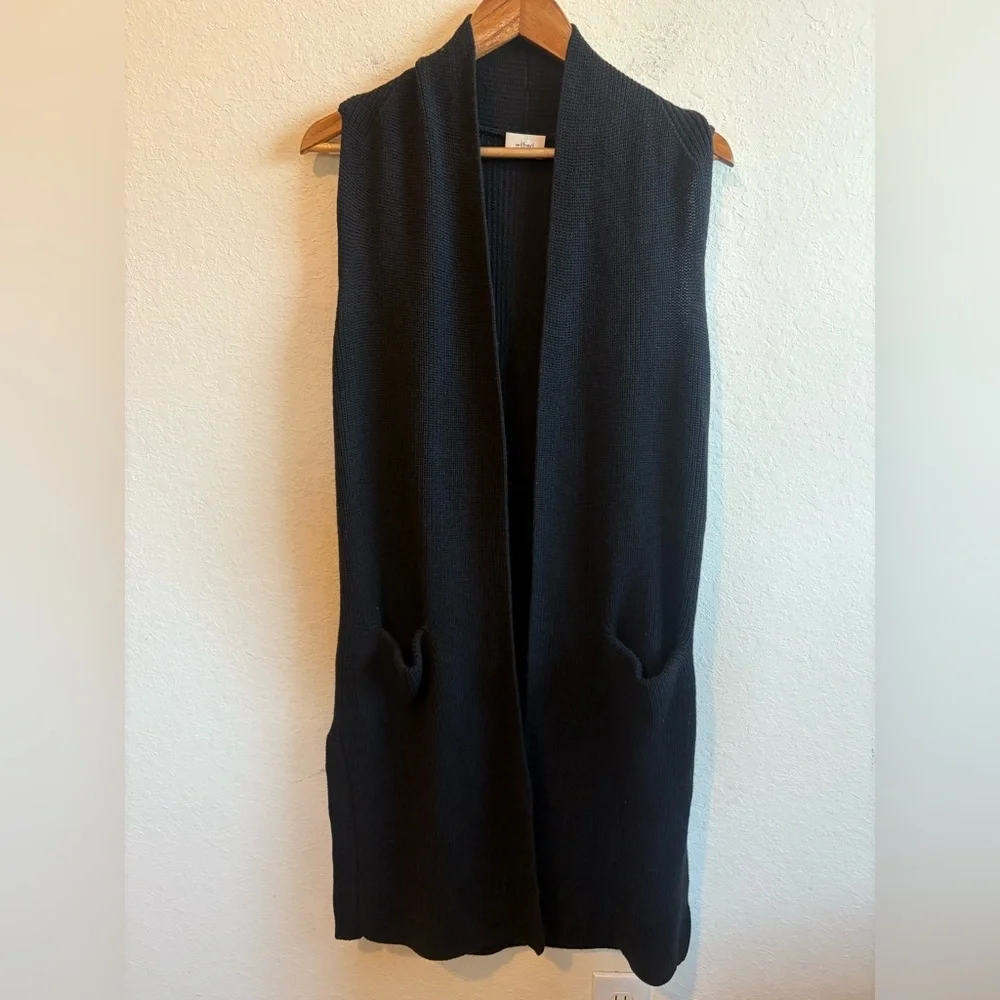 ARITZIA Wilfred Olivie Sleeveless Cardigan Size Small